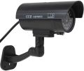 Dummy CCTV Camera Dummy Camera Fake Outdoor Indoor Weatherproof Fake Surveillance Camera CCTV Security Camera Flashing Red LED Light (2PCS). 