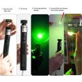 USB Laser Pointer Pen Handheld Rechargeable Adjustable Focus with USB Cable. 