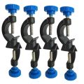 Lab Clamp Holder 2 Boss Heads Retort Stand Holder 4 Pcs. 