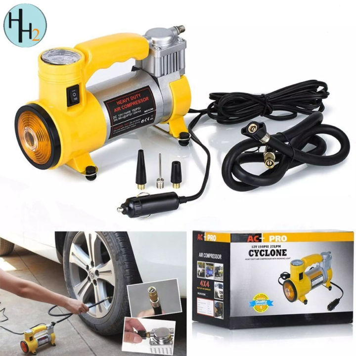 Heavy Duty Portable 12V 150 PSI Car Van Tyre Air Compressor Inflator Heavy Duty Portable 12V 150 PSI Car Van Tyre Air Compressor Inflator