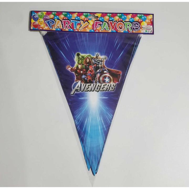 AVENGERS THEME PARTY FLAG BANNER SUPERHERO PARTY DECORATION BANNER