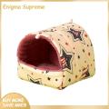 Enigma- Small Pet Nest Cozy Semi-enclosed Guinea Pig House Large Space Pet Bed for Small Pets Durable Comfortable Pet Supplies for Happy Pets Pet Bed with Stable Shape. 