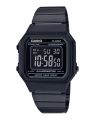 Casio Vintage Youth Black Dial With Black Bracelet Men's Watch - B650WB-1BDF. 