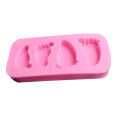 3D Baby Feet Silicone Mold Chocolate Fondant Cake Decorating Baking Tool Bake Ware Pudding Baking Paste Mold. 