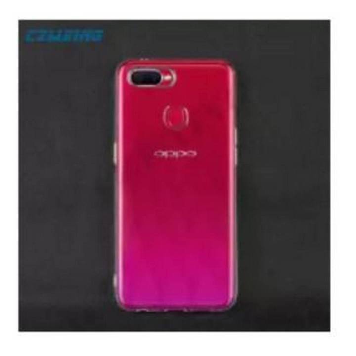 Transparent silicone soft case for Oppo F9_Ultra Clear_Perfect Fit_Shock proof_Transparent