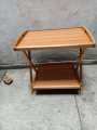 Portable Wooden Folding Table Double Portion Double Top. 