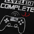 Level 10 Complete Classic TShirt For Men Gamer Gaming Controller Clothing Novelty Polyester T Shirt Soft. 