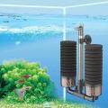 Black Aquarium Filter for Aquarium Fish Tank Air Pump Skimmer Biochemical Sponge Filter Aquarium Bio Filters Filtro Aquario. 