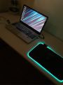 RGB Gaming Mouse Pad LED Soft Customizable Chroma Flashy RGB Lighting Large Extended XL Size (800×300×4mm) - Soft, Cloth Material - Balanced Control & Speed - Gaming Mousepad For Pro Gamers PC laptop - Non-Slip Rubber. 