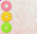 5 Colorful CD's For Room Decor, wall decor , creativity and for art purposes.. 