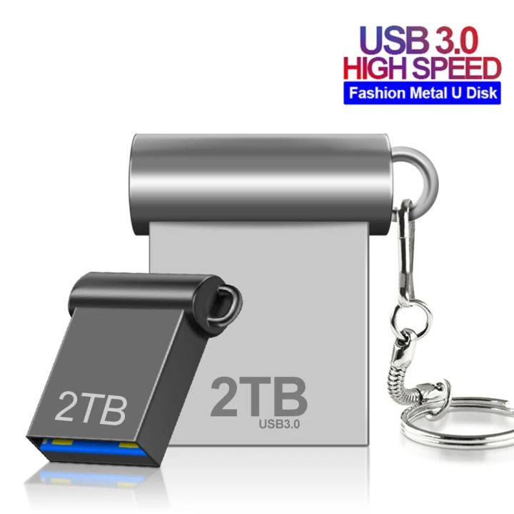 Metal USB 3.0 Cle USB Flash Drives 1TB Mini Pendrive USB Memory 2TB Portable SSD Pen Drive U Disk 128GB WaterProof