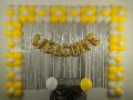WELCOME Banner 16 inch letter Foil Balloons Set,-(K.S.). 