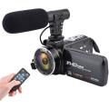 Video Camera - Camcorder,CamKing FHD 1080P 24.0MP 16X Digital Video Camera with External Microphone and 3.0 Inch IPS HD Touch Screen Digital Zoom Camera Recorder. 
