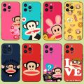 P-Paul F-Frank Big Mouth Monkey Phone Case For iPhone 15,14,13,12,11 Plus,Pro,Max,XR,XS,X,7,8 Plus,SE,Mini Silicone Soft. 