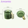 Stackable Sauce Dish Convenient Sauce Dish Set with Handle for Bbq Party Easy to Clean Dipping Bowls Ideal for Southeast Asian Buyers. 