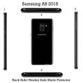 Samsung Galaxy A8 2018 Back Matte Protector with side Coverage Protectors For Samsung Galaxy A8 2018 - Back Protector. 