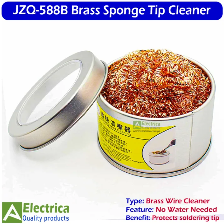 JZQ-588B%20Soldering%20Iron%20Tip%20Cleaner%20Metal%20Wire%20Brush%20Brass%20Sponge%20Lead-Free%20Cleaning%20Tool%20with%20Holder%20by%20Electrica%20-%20Image%202