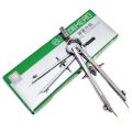 Drafting Compass with Lock Math Compass Drawing Metal Geometry Scribe Gauge Bow Divider Engineering Drawing Tool. 