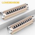 Loveseason Phone Number Plate Metal Plate Car Dashboard Mobile Phone Number Card. 