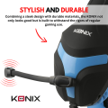 RGB Wired Gaming Headset – 3D Surround Sound, Noise-Canceling Mic, Soft Earmuffs, Multi-Platform Compatible for PC, PS4, Xbox, Laptop. 