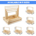 Wooden Basket | 5 Pcs Set | For | Home Decoration | Weddings, Engagments, Shadi, Nikkah, Mendhi | Party Supplies, Gifts, Indoor & Outdoor Festival & Events |. 
