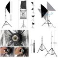 Photo Studio Softbox Tent 50x70cm with Single Lamp Holder For Photographic E27 Continuous Lighting With light stand. 
