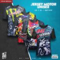 𝐃𝐉 𝐒𝐩𝐨𝐫𝐭 Baju Jersey Motor Unisex Short Sleeve / Unisex Motor Jersey Full Printing / Jersi T-Shirt / Size : S-2XL. 
