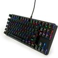 GameStop GS200 RGB Gaming Mechanical Keyboard - Outemu Brown Switches - 1000Hz Polling Rate - FPS Sniper (Black). 