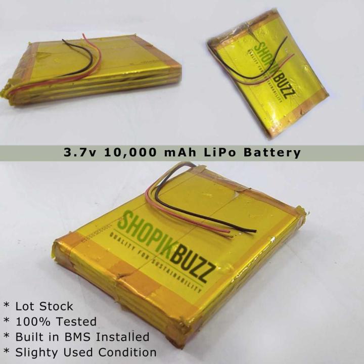 3.7v 10,000 mAh Lipo Battery for Power Bank,| 24-7 STORE