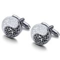 Shirt Cufflinks For Mens Chinese Style Tai Chi Kung Fu Gossip Rose Cuff links Buttons Suit Wedding Custom Clothing Accessories. 