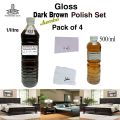 Full Black Matt polish set For Wooden Furniture,Solid and Plywood Doors,Cabinets, and All Wooden And Plywood Decorative Purpose. 