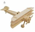 Airo Plane Assembly Puzzle Game - Wooden Craft Assembly Kit Toys For Kids. 