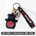 q Bullet Butt Bear Keychain Wholesale Cute Decompression Toy Doll Pendant Net Red Male and Female Couple Bag Accessories. 