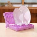 1pcs Plate Rack Dish Rack, Kitchen Folding Countertop Dish Bowl Cup Drying Draining Board Rack Holder Stand Kitchen Storage. 
