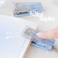 Panda Online Stapler Clear Series Small Fresh INS  Wind High Appearance Level Gradient Portable Mini Stapler. 