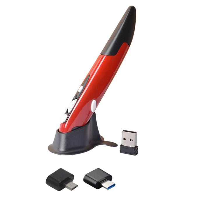 Wireless Pen Mouse Pen-Shaped Vertical Optical Pen Mouse