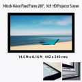 Hitech-Vision Fixed Frame Projector Screen - Matt White  200" 16:9 (14.5 ft x 8.13 ft). 