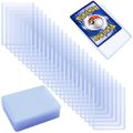 Topload Card Holder Trading Card Sleeves for Pokemon, Digimon, Magic, Vanguard, Yugioh TCG, K-Pop Card 3" x 4" Clear(7.62cm x 10.12 cm). 