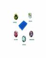 Ice Cube Silicone Mold - Multicolor-. 