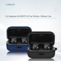For Sennheiser MOMENTUM True Wireless 3 Washable Earphone Charging Box Cover Case Impact-Resistant Waterproof Soft Sleeve. 