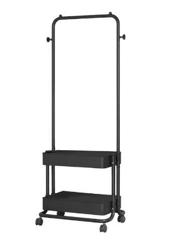Clothing%20Rack%20with%20Wheels,%20Clothes%20Organizer%20with%202%20Tier%20Baskets%20Rolling%20Clothes%20Rack%20Garment%20Rack%20for%20Living%20Room%20Bedroom%20Entryway%20-%20Image%205