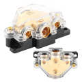 Power Distribution Block 2pcs 1 in 3 Ways Audio Amplifier Cable Splitter Circuit Protector for Auto Car Boat. 