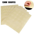 1000 15MM clear round sticker round transparent labels circle PVC Sealing labels Encounter. 