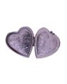 Heart Frame Pendant- Silver. 