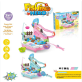 2 in 1 Fishing Hero Toy Set, Fishing Game with Penguin Slide with Sound and Music for Kids. 
