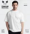 AK Teez Plain basic Oversize Drop Shoulder Yellow T-shirt. 