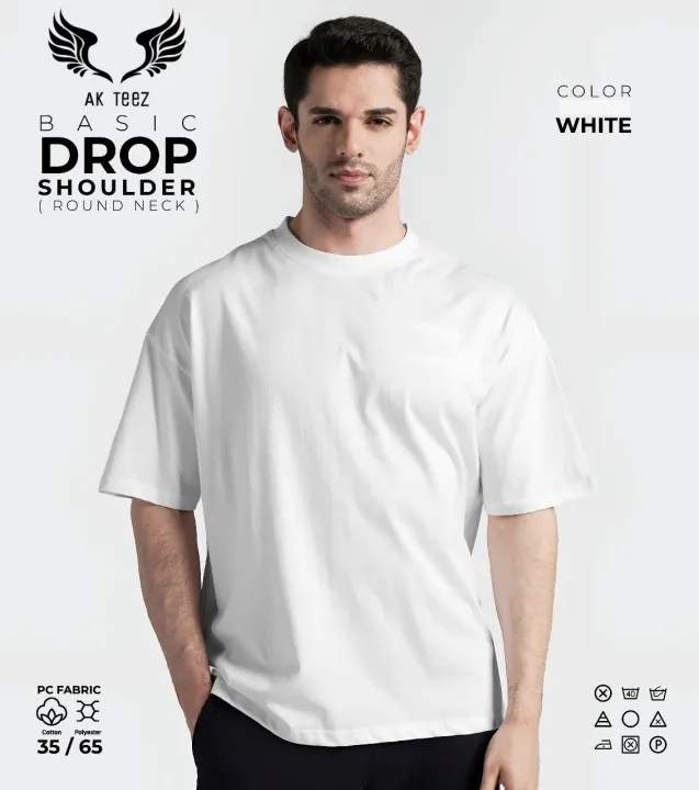 AK%20Teez%20Plain%20basic%20Oversize%20Drop%20Shoulder%20Yellow%20T-shirt%20-%20Image%202