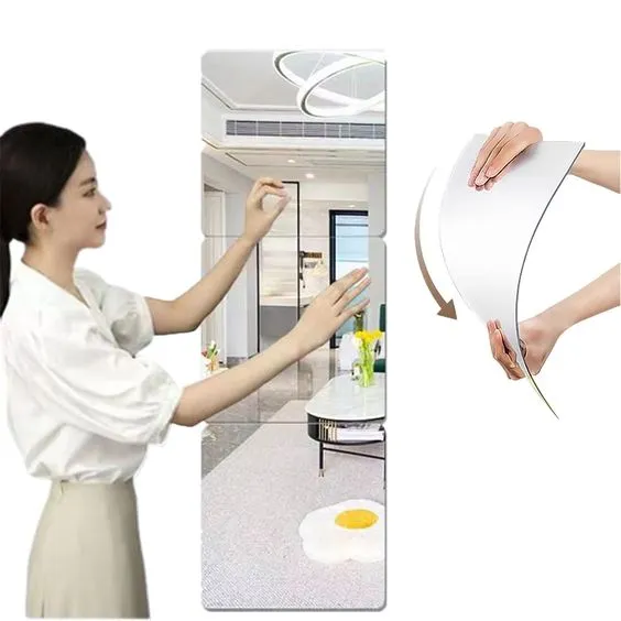 "Premium%20Flexible%20Self-Adhesive%20Mirror%20Stickers%20%E2%80%93%20Unbreakable%20Acrylic%20Wall%20Decals%20for%20Stylish%20Home%20D%C3%A9cor%20%7C%20Oval,%20Rectangle%20&%20Square%20Shapes"%20,%203%20Brothers%20Mart%20-%20Image%205