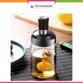 Techmanistan Refillable Honey Dispenser Glass Honey Bottle With Silicone Honey Stick, Honey Dispenser Bottle with Honey Stick, 220 ml Honey Container Bottle. 