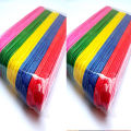 Pack of 200 Multi Color Small Craft Sticks Ice Cream Sticks Wooden Popsicle Sticks for DIY Craft Creative Designs Children Education (Length - 4 Inches Width - 1 cm) / Ice Cream Stick Art # SS-ICS-MS04. 